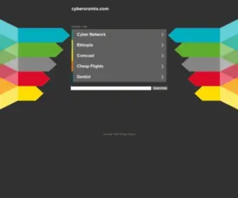 Cyberoromia.com(Isaac Tesfaye) Screenshot