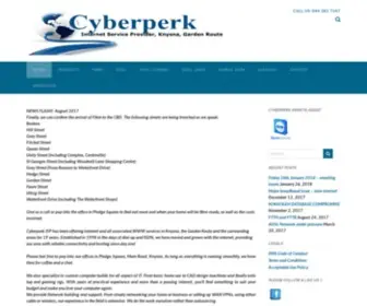 Cyberperk.co.za(Internet Service Provider) Screenshot