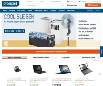 Cyberport.at(Bei cyberport kaufen sie elektrogeräte zum günstigen online) Screenshot
