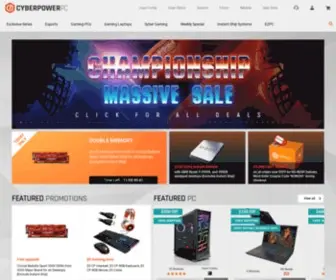 Cyberpowerinc.com(Custom PC Builder) Screenshot