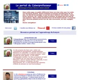 Cyberprofesseur.net(Le portail du Cyberprofesseur) Screenshot