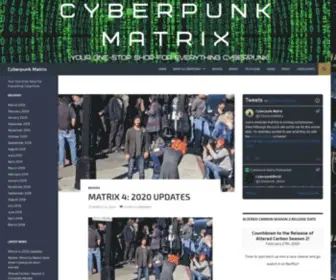 Cyberpunkmatrix.com(Cyberpunk Matrix) Screenshot