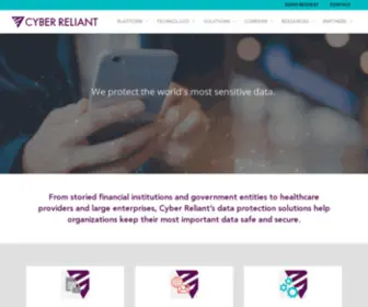 Cyberreliant.com(Data Protection Software) Screenshot