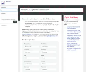 Cyberriskconnect.com(CyberRiskConnect) Screenshot