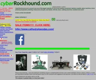Cyberrockhound.com(Lapidary equipment) Screenshot
