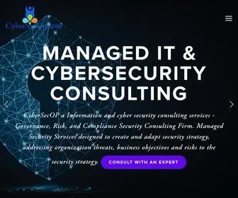 Cybersecop.com(Our advisory cyber security consulting) Screenshot
