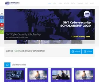 Cybersecscholarship.com(Win 100% GNT CYBERSERURITY SCHOLARSHIP) Screenshot