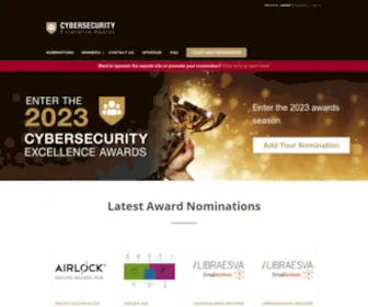 Cybersecurity-Excellence-Awards.com(Cybersecurity Excellence Awards) Screenshot