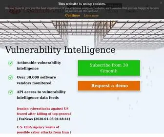 Cybersecurity-Help.cz(Vulnerability Intelligence by CyberSecurity Help s.r.o) Screenshot