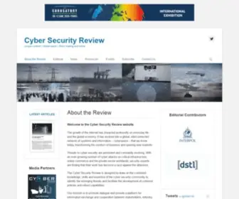 Cybersecurity-Review.com(Unique content I Global reach I Direct mailing and online) Screenshot
