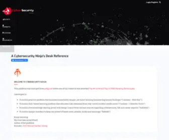 Cybersecurity.fitness(A Cybersecurity Ninja's Desk Reference) Screenshot