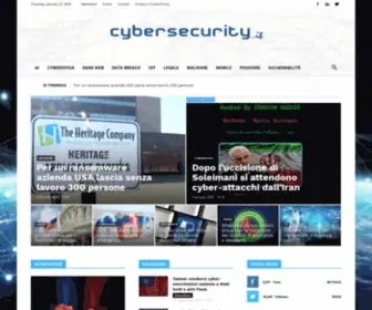 Cybersecurity.it(Home) Screenshot