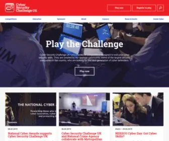 Cybersecuritychallenge.org.uk(Cyber Security Challenge UK) Screenshot