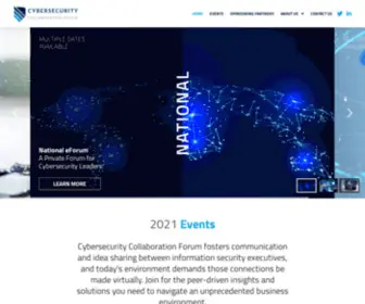 Cybersecuritycollaboration.com(CXO Forums) Screenshot