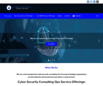 Cybersecurityconsultingops.com(Cyber Security Consulting Ops) Screenshot