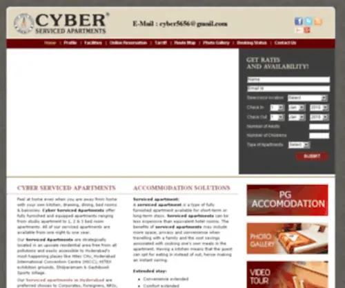 Cyberservicedapartments.com(Cyberservicedapartments) Screenshot