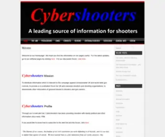 Cybershooters.org(A leading source of information for shooters) Screenshot