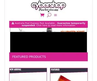 Cybershopaustralia.com.au(Rockabilly) Screenshot