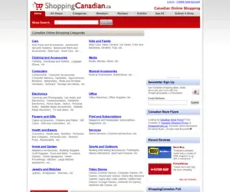 Cybershopping.ca(Canada's Online Shopping Mall) Screenshot