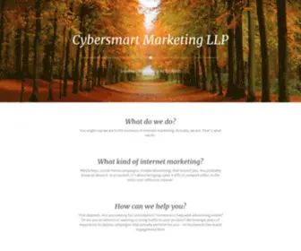 Cybersmartmarketing.com(Cybersmart Marketing) Screenshot