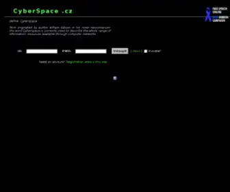 Cyberspace.cz(CyberSpace .cz) Screenshot