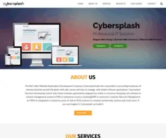 Cybersplash.in(Web design company Kerala) Screenshot