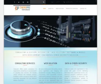 Cyberspro.com(Web Hosting Company) Screenshot