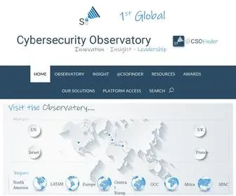 Cyberstartupobservatory.com(Cyber Startup Observatory) Screenshot