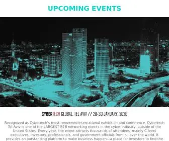 Cybertechconference.com(Upcoming events) Screenshot