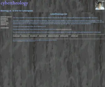 Cybertheology.net(Theology in) Screenshot