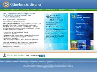 Cybertoolsforlibraries.com(CyberTools for Libraries) Screenshot