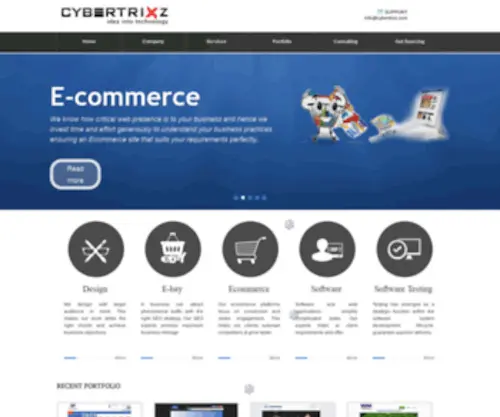 Cybertrixz.com(Cybertrixz Techologies) Screenshot
