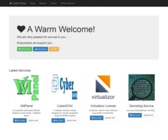 Cybervm.com(Cyber Group) Screenshot