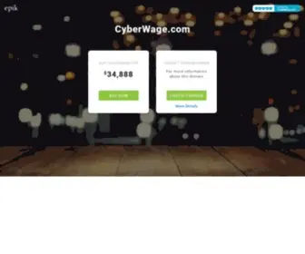 Cyberwage.com(Domain name) Screenshot