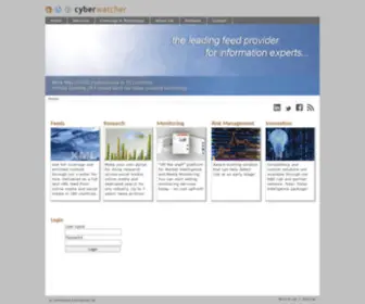 Cyberwatcher.com(CyberWatcher Home) Screenshot