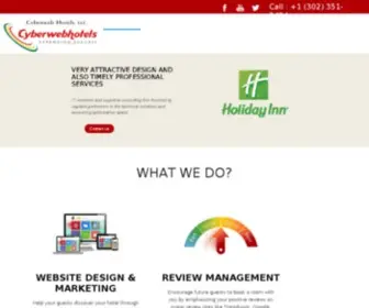 Cyberwebhotels.com(Hotel Web Site Design and Search Engine Optimization) Screenshot