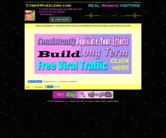 Cyberwheelers.com(FREE Viral Traffic Downline Builder) Screenshot