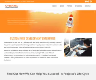 Cyberxel.in(Web Design Ludhiana) Screenshot
