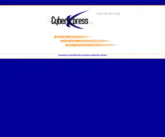 Cyberxpress.co.nz(Quality Internet connections for Christchurch) Screenshot