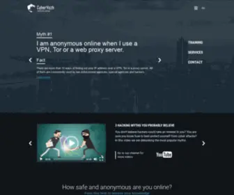 Cyberyozh.com(CyberYozh security group) Screenshot