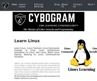 Cybogram.com(A cyber agency) Screenshot