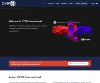 CYBrtoken.io(Cyber Security solutions for critical mission systems) Screenshot