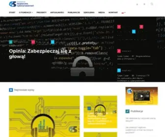 CYbsecurity.org(Fundacja Bezpieczna Cyberprzestrze) Screenshot