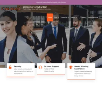 Cyburdial.net(Cyber Security & Predictive Dialer) Screenshot
