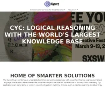 CYC.com(The Next Generation of Enterprise AI) Screenshot