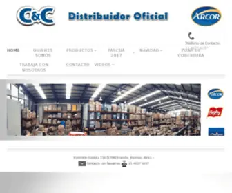 CYCDistrib.com.ar(CyC Distribuidor Oficial Arcor) Screenshot