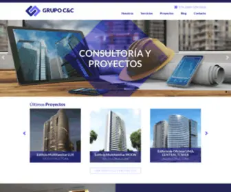 Cycingenieros.net(Grupo CyC ingenieros) Screenshot