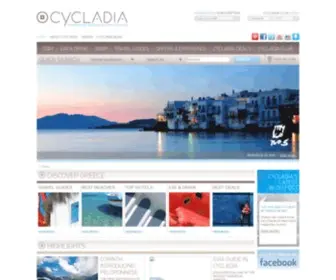 CYcladia.com(Your Quality Travel Guide in Greece) Screenshot