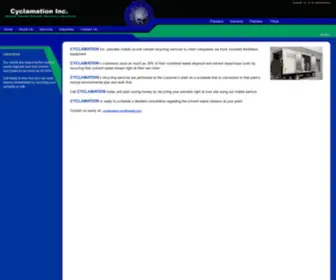CYclamation.com(Solvent recovery) Screenshot