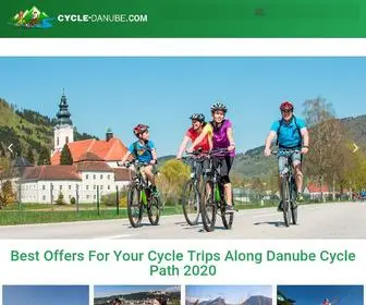 CYcle-Danube.com(Self Guided Cycling Tours Along The Danube) Screenshot